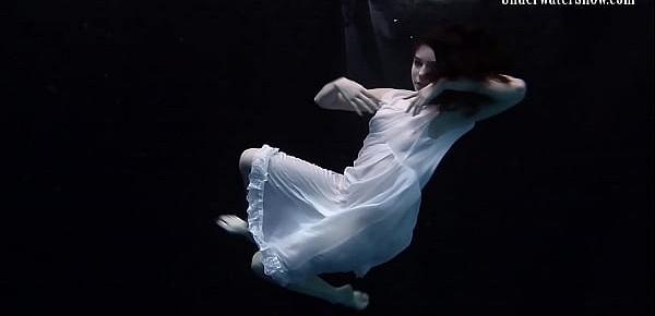 Mega hot underwater erotics with Andrejka
